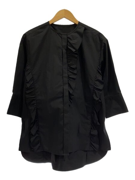 ANAYI(アナイ) / 7分袖ブラウス/38/コットン/BLK/102217-13-410-95 