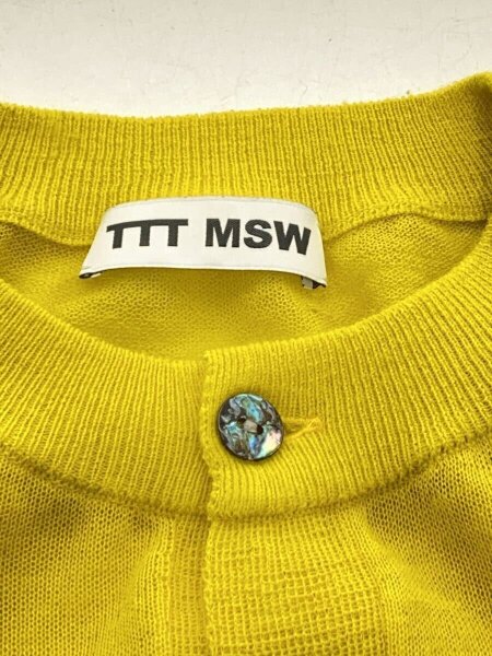 TTT_MSW / カーディガン(薄手)/M/ポリエステル/GRY/TTT-2021AW-KT02// TTT_MSW(ティー) / カーディガン(薄手)/M/ポリエステル/GRY/TTT-2021AW
