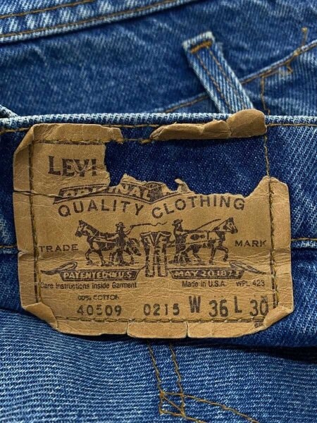 Levi’s / 80s/オレンジタブ/509/USA製/ボトム/36/デニム/IDG/40509-0215 Levi's(リーバイス) / 80s/オレンジタブ/509/USA製/ボトム/36/デニム