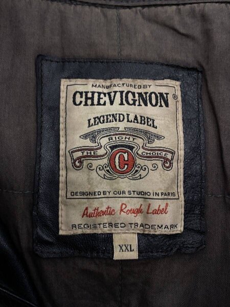 chevignon(シェビニオン) / レザージャケット・ブルゾン/XXL/--/BLK