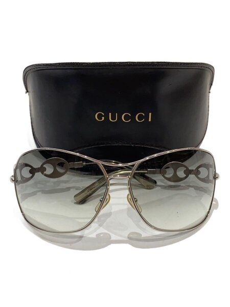 GUCCI グッチサングラス GUCCI(グッチ) / サングラス/ティアドロップ/SLV/BLK/メンズ/GG2784