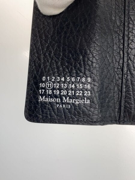 Martin Margiela(マルタンマルジェラ) / 3つ折り財布/レザー/BLK