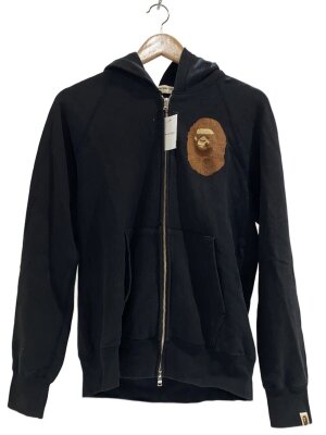 A BATHING APE(アベイシングエイプ) / ジップパーカー/M/コットン/BLK