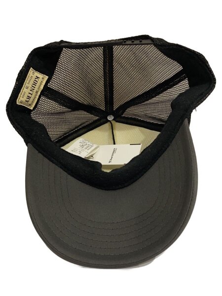 KAPITAL キャピタル KOUNTRY メッシュキャップ ブラック　cap KAPITAL メッシュキャプテン KAPITAL(キャピタル) / メッシュキャップ