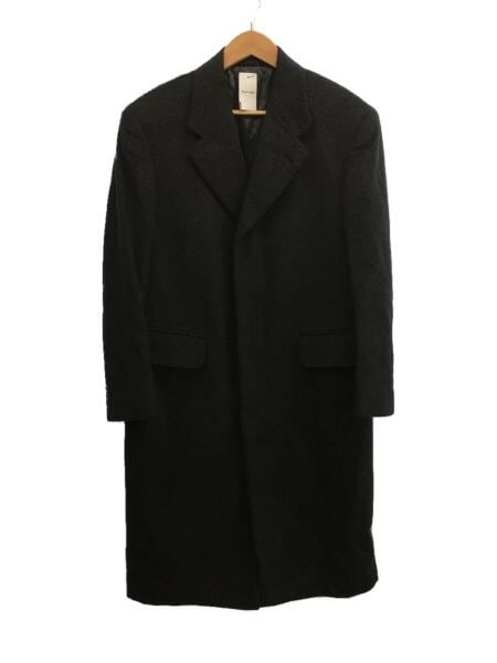 Kinloch Anderson ステンカラーコートカシミヤ100% ネイビー トレンチ