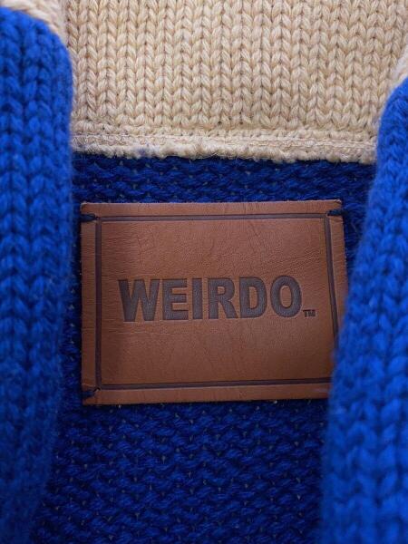 WEIRDO(ウィアード) / ウィアード/カーディガン(厚手)/S/ウール/BLU 
