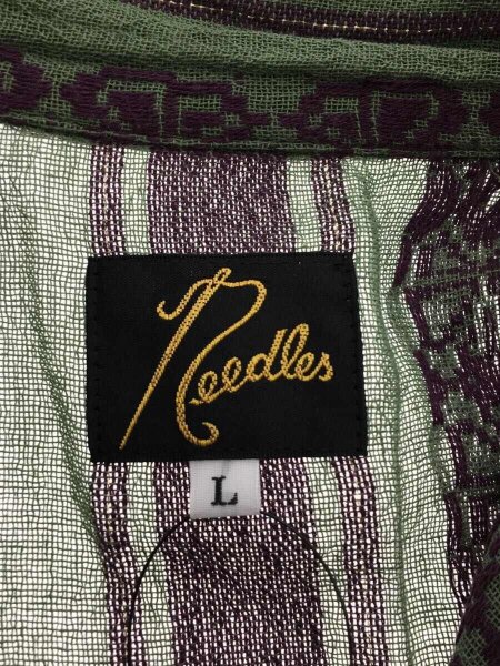 Needles(ニードルズ) / ニードルズ/オープンカラー/半袖シャツ/L 
