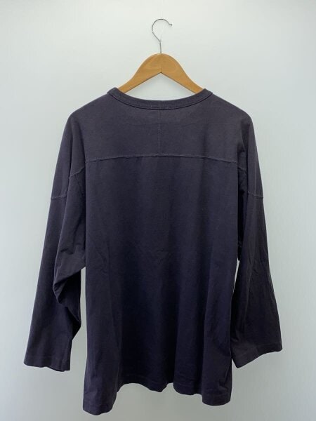 COMOLI(コモリ) / 21AW/フットボールTシャツ/3/コットン/ネイビー/U03 