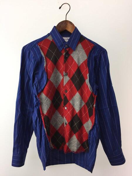 Comme Des Garcons Shirt コムデギャルソンシャツ 長袖シャツ Xs コットン ブルー レッド ストライプ チェック ニット 切替 S セカンドストリート 衣類 家具 家電等の買取と販売ならセカンドストリート お問い合わせ番号