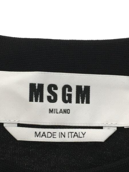 MSGM(エムエスジーエム) / 2021AW ゴールドロゴプリントロンT/M 