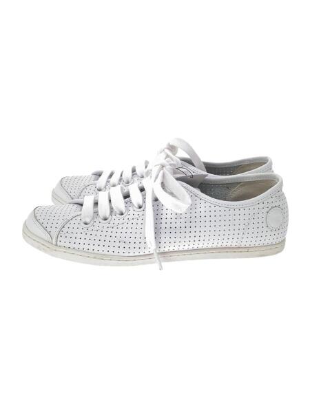camper(カンペール) / UNO(ウノ) パンチングレザースニーカー/24cm/WHT 