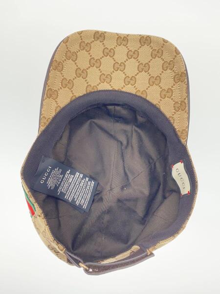 GUCCI(グッチ) / オリジナルGGキャンバス ベースボールキャップ/XL/BEG 