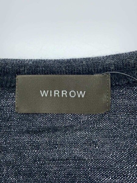 WIRROW(ウィロウ) / ニット・セーター(薄手)/3/ウール/GRY/無地 