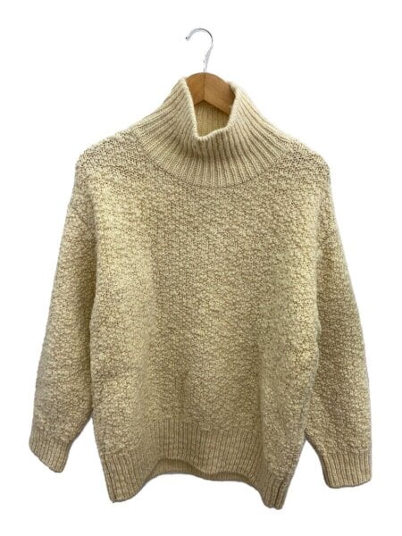 08 sircus(ゼロエイトサーカス) / 23AW/Wool slub high neck sweater 