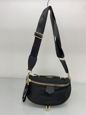 PECHINCHAR(ペシンシャ) / メタルファスナーショルダーバッグ/--/BLK