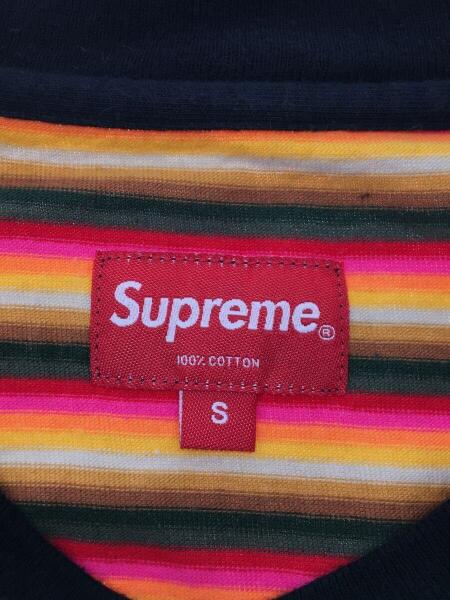 Supreme(シュプリーム) / 17SS/MULTI STRIPE REFLECTIVE PATCH L/S TOP 
