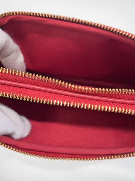 COACH(コーチ) / チェーンショルダーバッグ/レザー/RED/無地/F72490