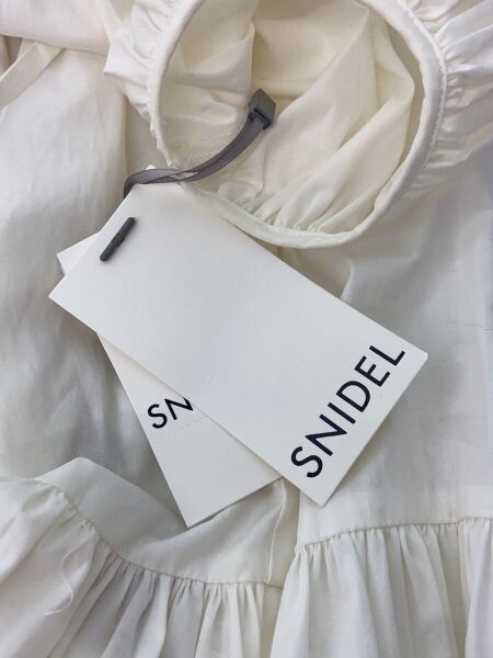 SNIDEL(スナイデル) / ボリュームコットンロングワンピース/0/コットン 