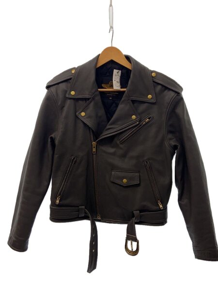 MORGAN PRODUCTS 　レザーライダースジャケット　シボ革　グレー MORGAN PRODUCTS レザーライダースジャケット シボ革 グレー