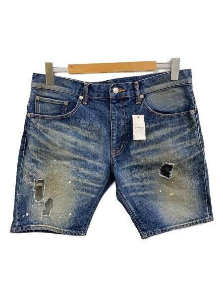 00s SWAGGER多機能マルチポケットUSED加工デニムパンツショーツY2K 00s