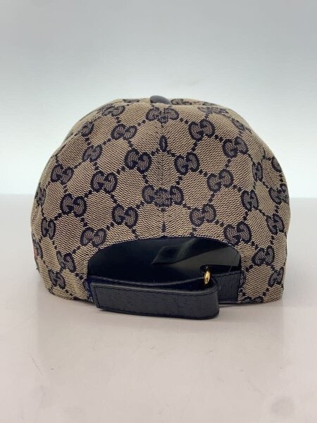 GUCCI(グッチ) / ベースボールキャップ/M/ポリエステル/BRW/メンズ