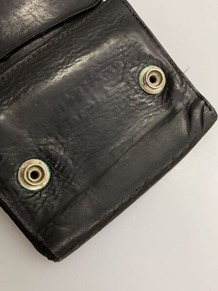 ARGENT GLEAM(アージェントグリーム) / 3つ折り財布/レザー/BLK/メンズ 