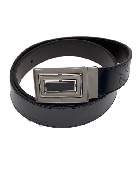 ダンヒル 黒レザー ベルト dunhill(ダンヒル) / ベルト/レザー/BLK 