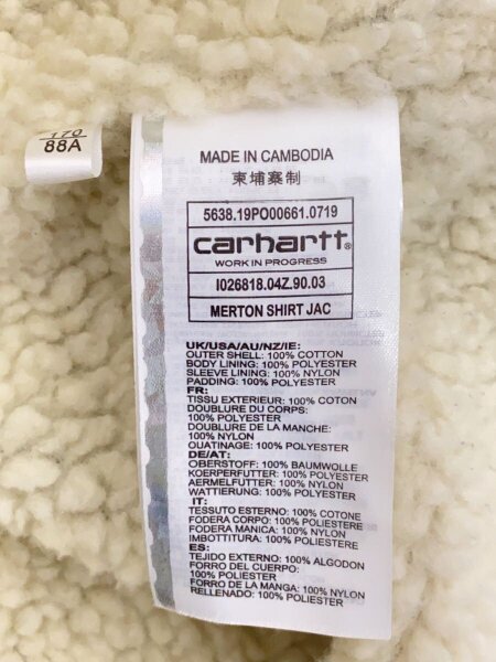 Carhartt(カーハート) / ジャケット/S/コットン/イエロー/チェック 