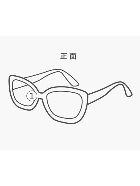 Lesca LUNETIER(レスカルネティエ) / La Corbs/メガネ/ウェリントン