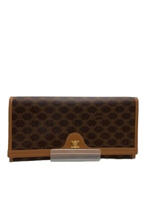 CELINE(セリーヌ) / 3つ折り財布/--/BRW/千鳥格子/レディース | 中古品