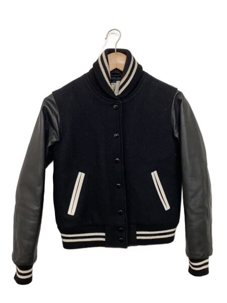 GOLDEN BEAR(ゴールデンベアー) / スタジャン/XS/ウール/BLK | 古着の 