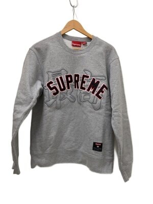 Supreme(シュプリーム) / スウェット/M/コットン/GRY/16SS Spin Logo