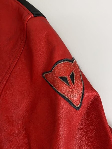 DAINESE(ダイネーゼ) / シングルライダースジャケット/46/レザー/RED