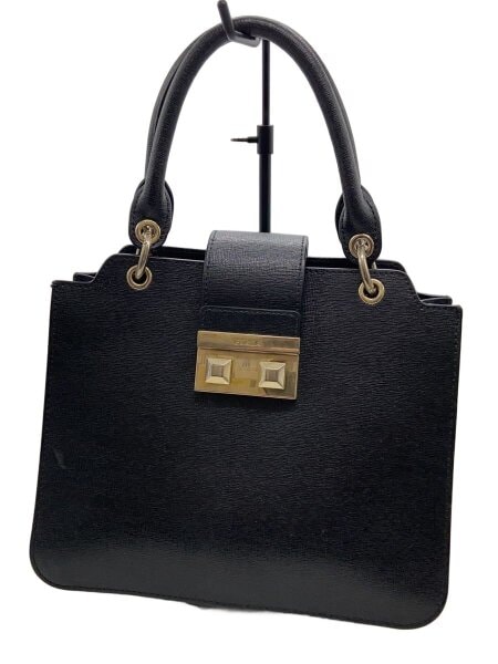 FURLA(フルラ) / ハンドバッグ/レザー/BLK/無地// | 中古品の販売 