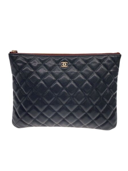 CHANEL(シャネル) / クラッチバッグ/レザー/BLK// | 中古品の販売