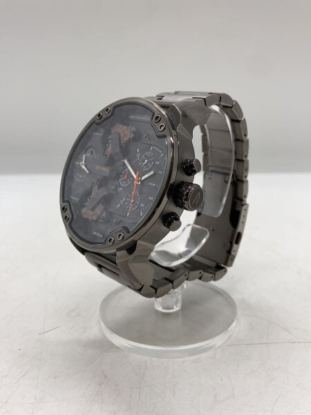 現行品✨ DIESEL クォーツ腕時計 アナログ レザーDZ-7391 箱あり DIESEL([イリョウ/フクショク]ディーゼル) / クォーツ腕時計/アナログ