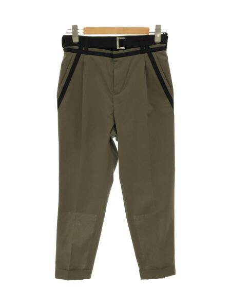 sacai(サカイ) / 2021AW/Suiting Pants/ベルテッド タック スラックス 