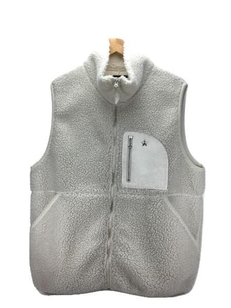 Schott(ショット) / LEATHER POCKET PILE VEST/フリースベスト/XXL 