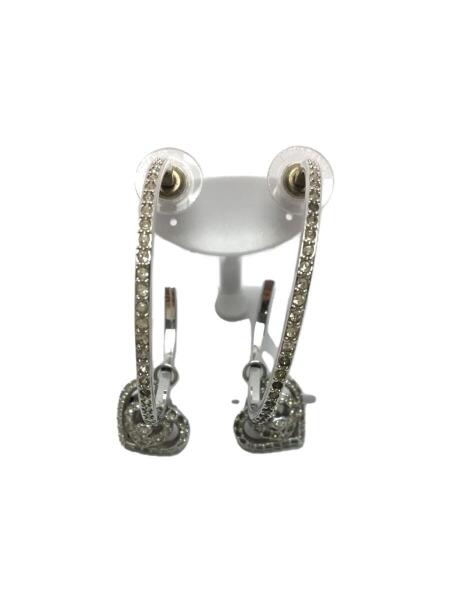 Swarovski(スワロフスキー) / フープピアス/ハートモチーフ 