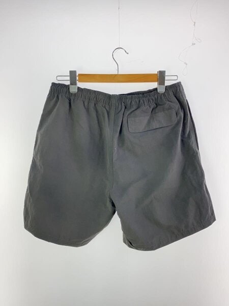 STUSSY / ショートパンツ/M/ナイロン/PUP/112316 STUSSY(ステューシー) / ショートパンツ/M/ナイロン/GRY/ロゴプリント