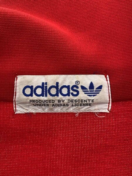 adidas / ジャージ/--/ポリエステル/RED/無地/ADA-06F adidas(アディダス) / ジャケット/ジャージ/6/ポリエステル/RED/無地