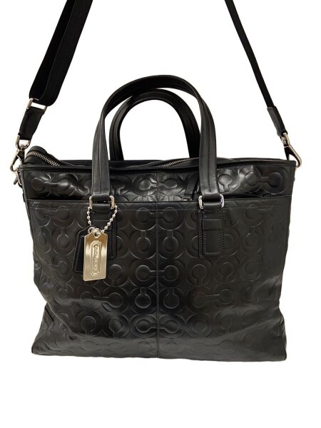 COACH(コーチ) / トートバッグ_オールレザー/牛革/BLK | 中古品の販売 