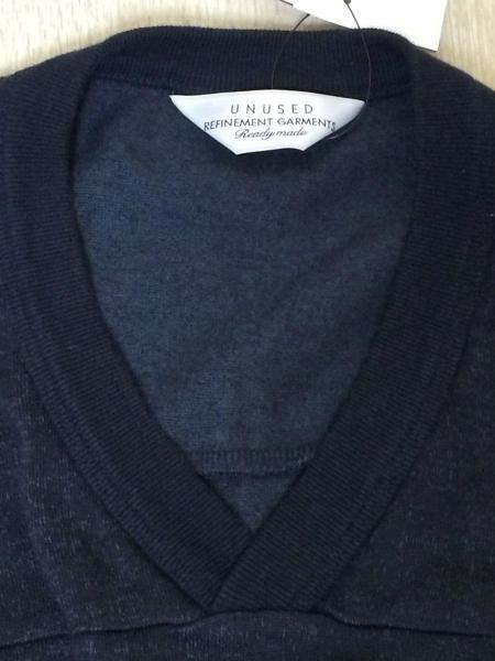 UNUSED(アンユーズド) / 16SS/hockey shirt/カットソー/1/レーヨン/NVY 