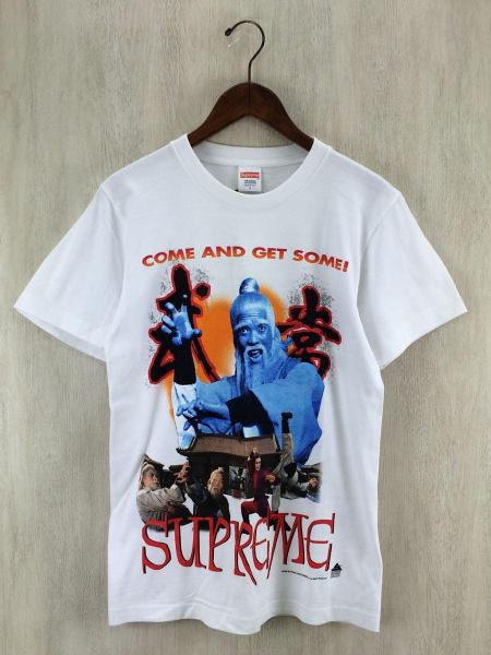 Supreme(シュプリーム) / COME AND GET SOME TEE/S/コットン/WHT/シミ 