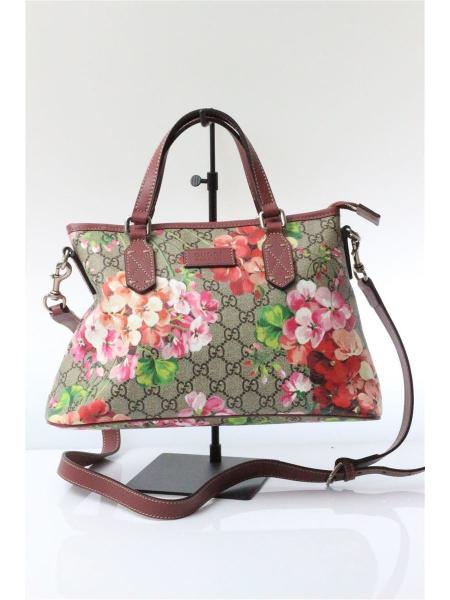 GUCCI(グッチ) / ショルダーバッグ/PVC/PNK/総柄/GGブルームス/429019