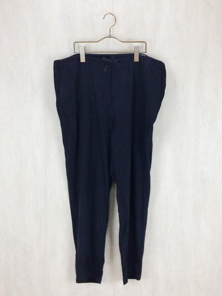COMOLI(コモリ) / シルクネップテーパードパンツ/1/コットン/BLK/17SS 