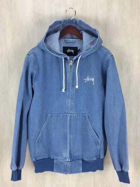 STUSSY(ステューシー) / ジップパーカー/M/デニム/IDG/ステューシー  