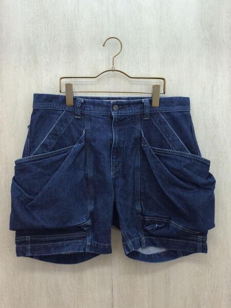 新品 TROVE×GEARHOLIC デニムビッグポケットショートパンツ3 TROVE×GEARHOLIC デニムビッグポケットショートパンツ3 TROVE