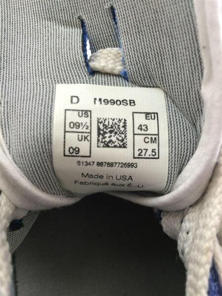 NEW BALANCE(ニューバランス) / ローカットスニーカー/27.5cm/BLU