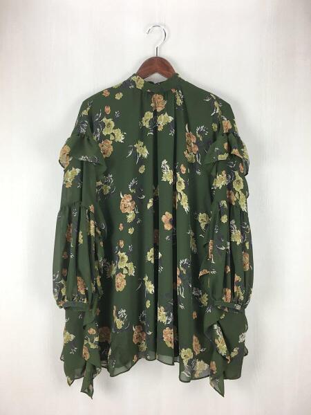完売品 CLANE ブルームフラワーフリルブラウス CLANE】ブルームフラワーフリルブラウス